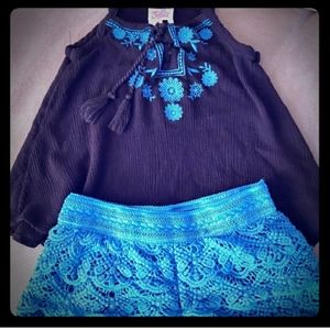 Girls Justice short set sz 7 new listing no long a